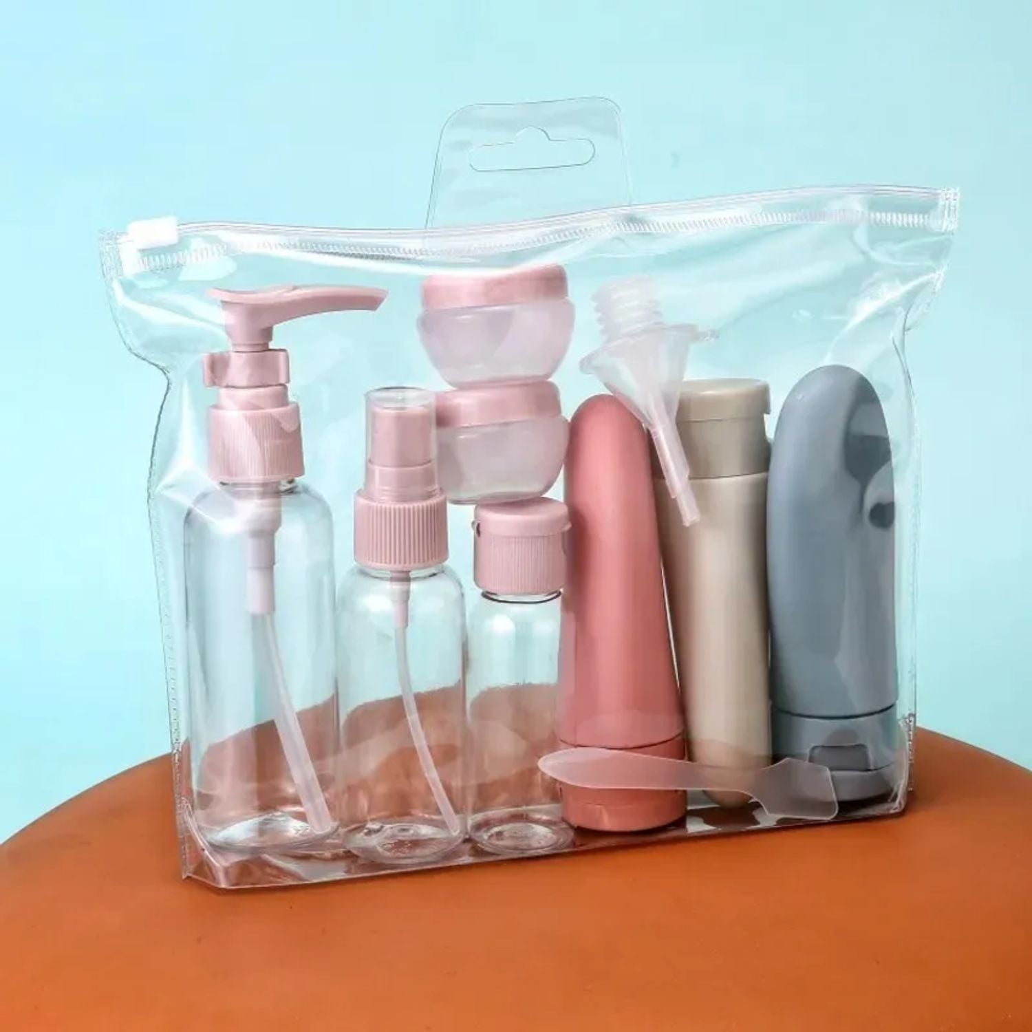 Kit de Envases de silicona para viajes